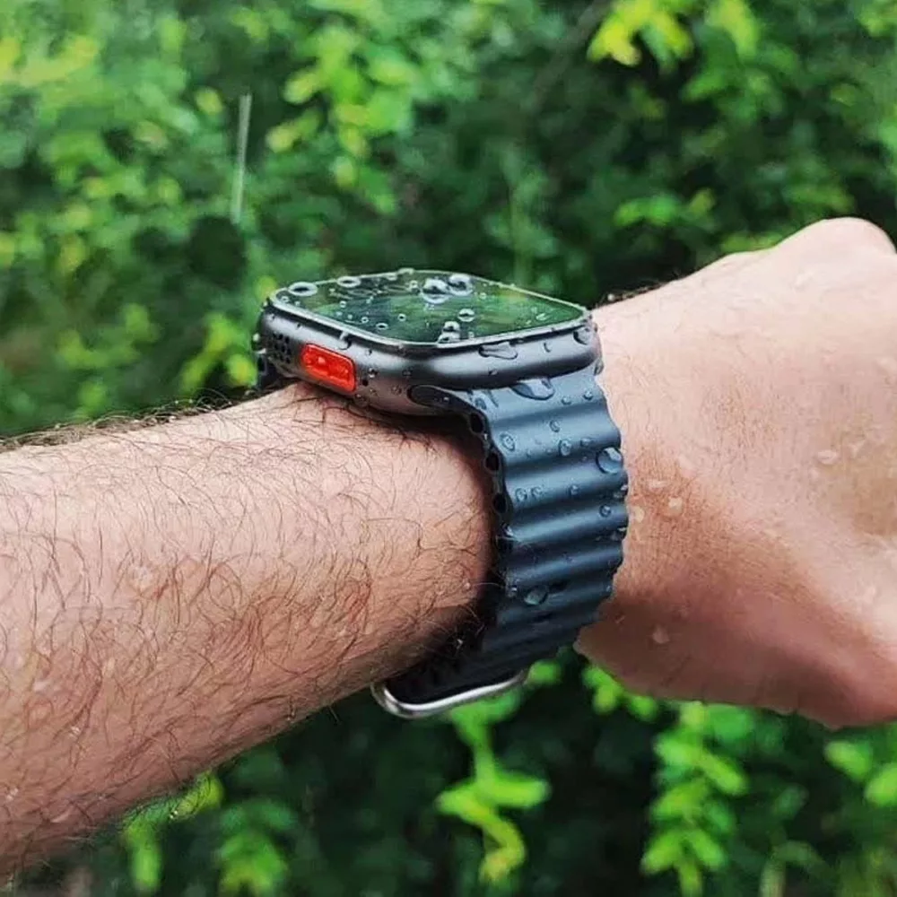 ساعت هوشمند 40 میلی متری مدل T800 Ultra3 بندسیلیکون