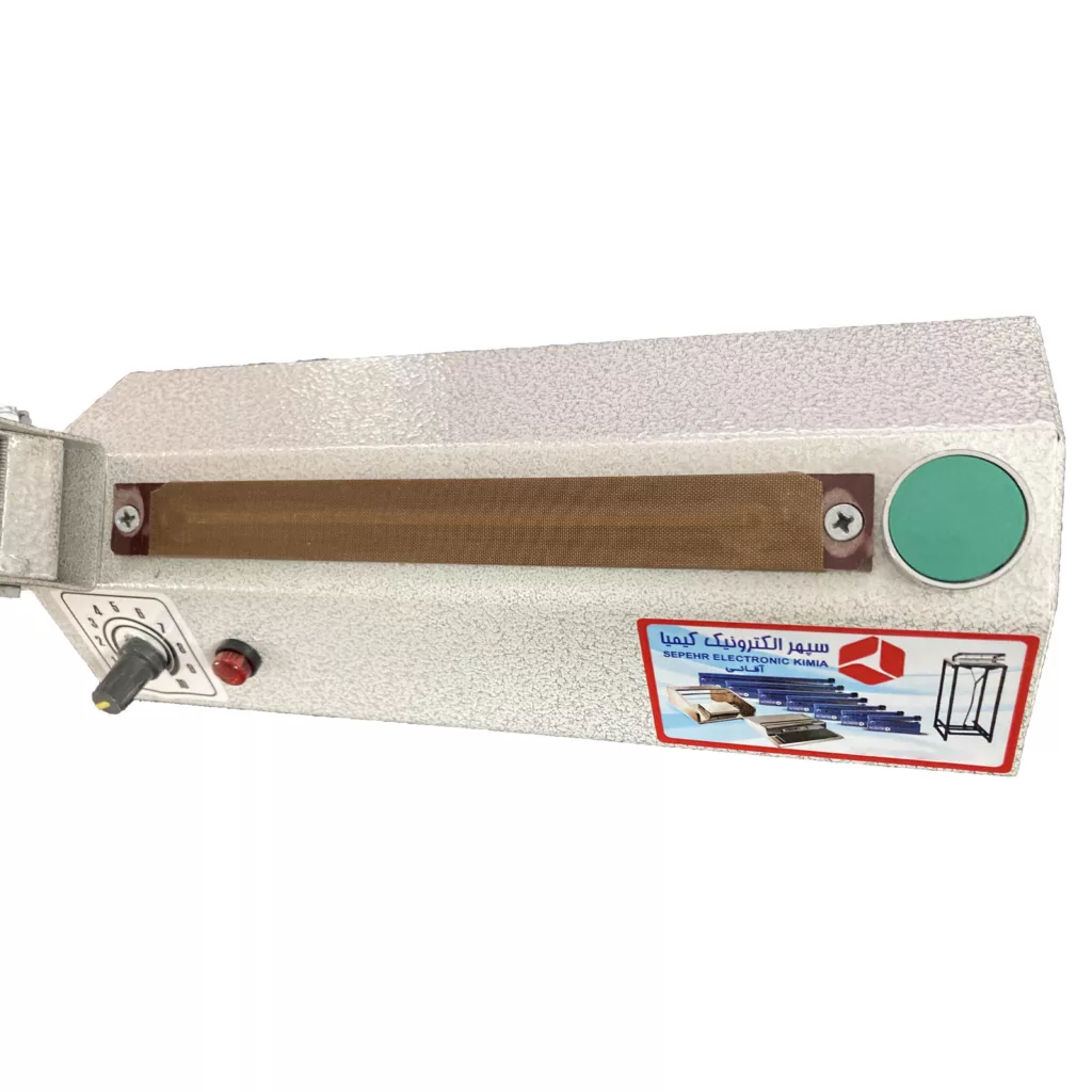 پرس دستی پلاستیک سپهر الکترونیک کیمیا مدل تک دوخت تایمردار کد 15CM