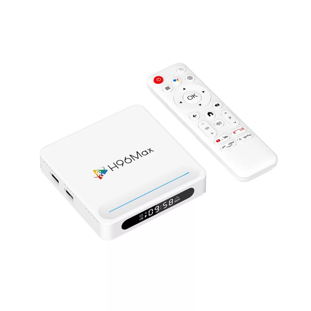 اندرویدباکس اچ 96 مدل H618 حافظه 128 گیگ