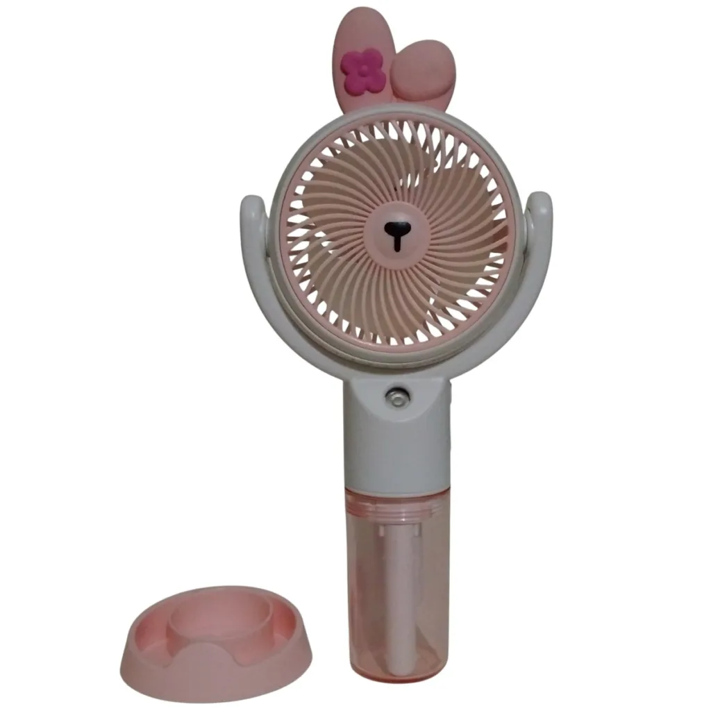 پنکه شارژی مدل مه پاش ظرفیت 400 میلی آمپر ساعت