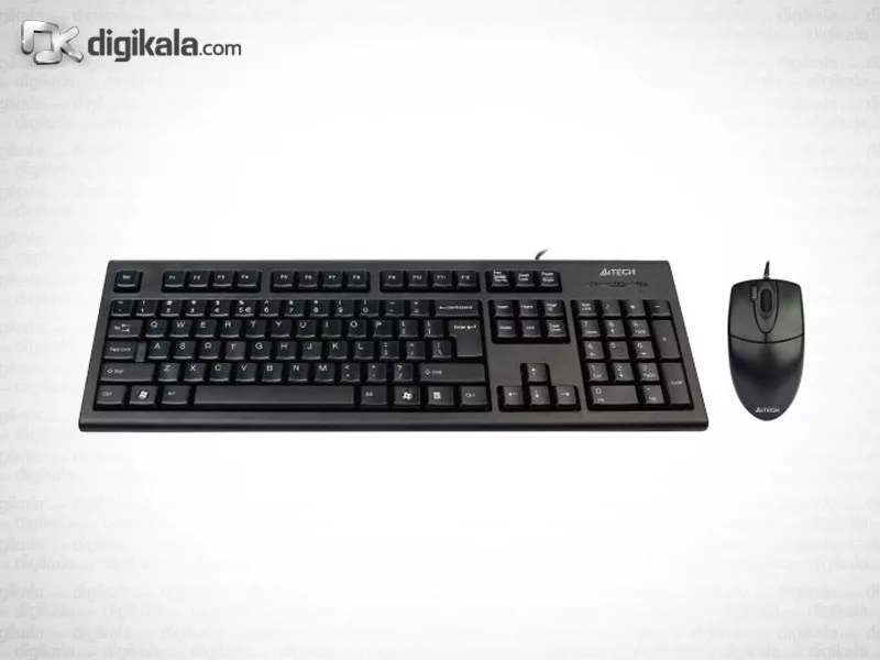 کیبورد و ماوس باسیم ای فورتک مدل KR-8520D