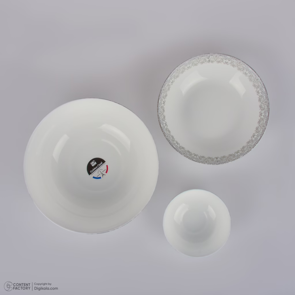 سرویس غذاخوری 26 پارچه 6 نفره گلدن اوپال مدل زلی طرح پرنسا