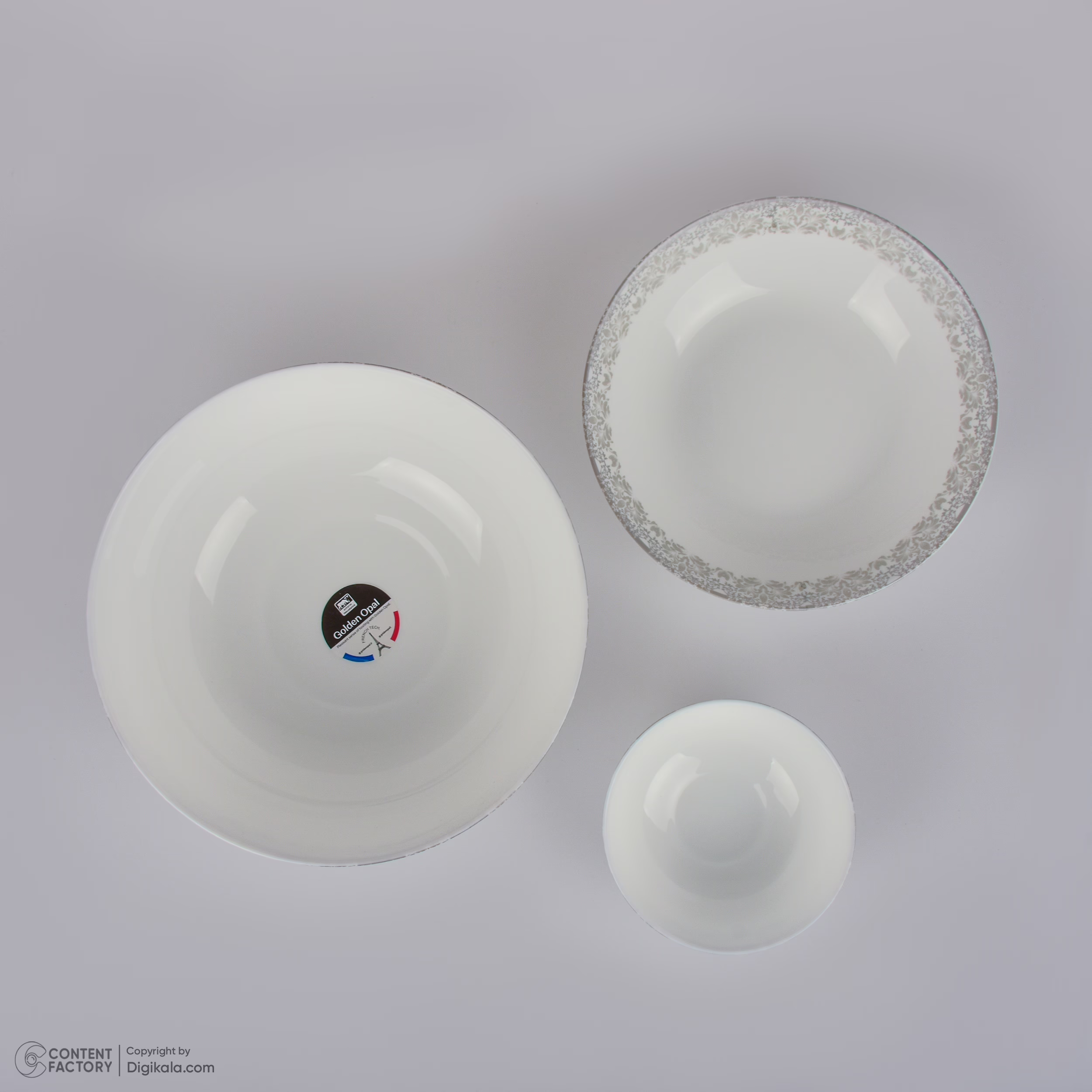 سرویس غذاخوری 26 پارچه 6 نفره گلدن اوپال مدل زلی طرح پرنسا