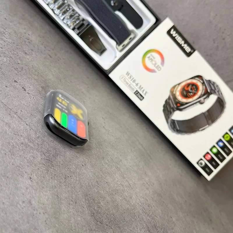 ساعت هوشمند 2.0 اینچی ویسمی مدل WS10-6MAX با بند فلزی