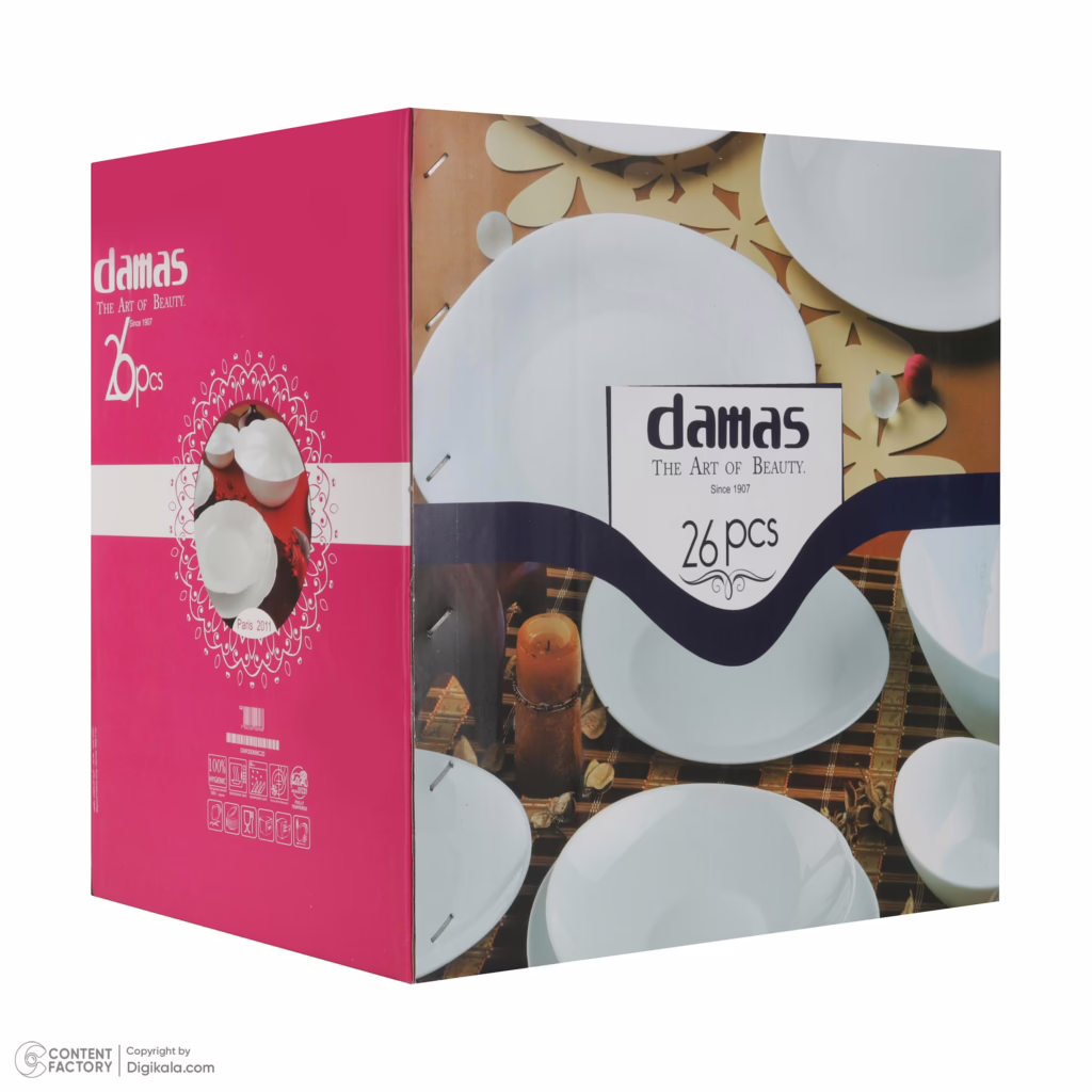 سرویس غذاخوری 26 پارچه 6 نفر مدل  صنم