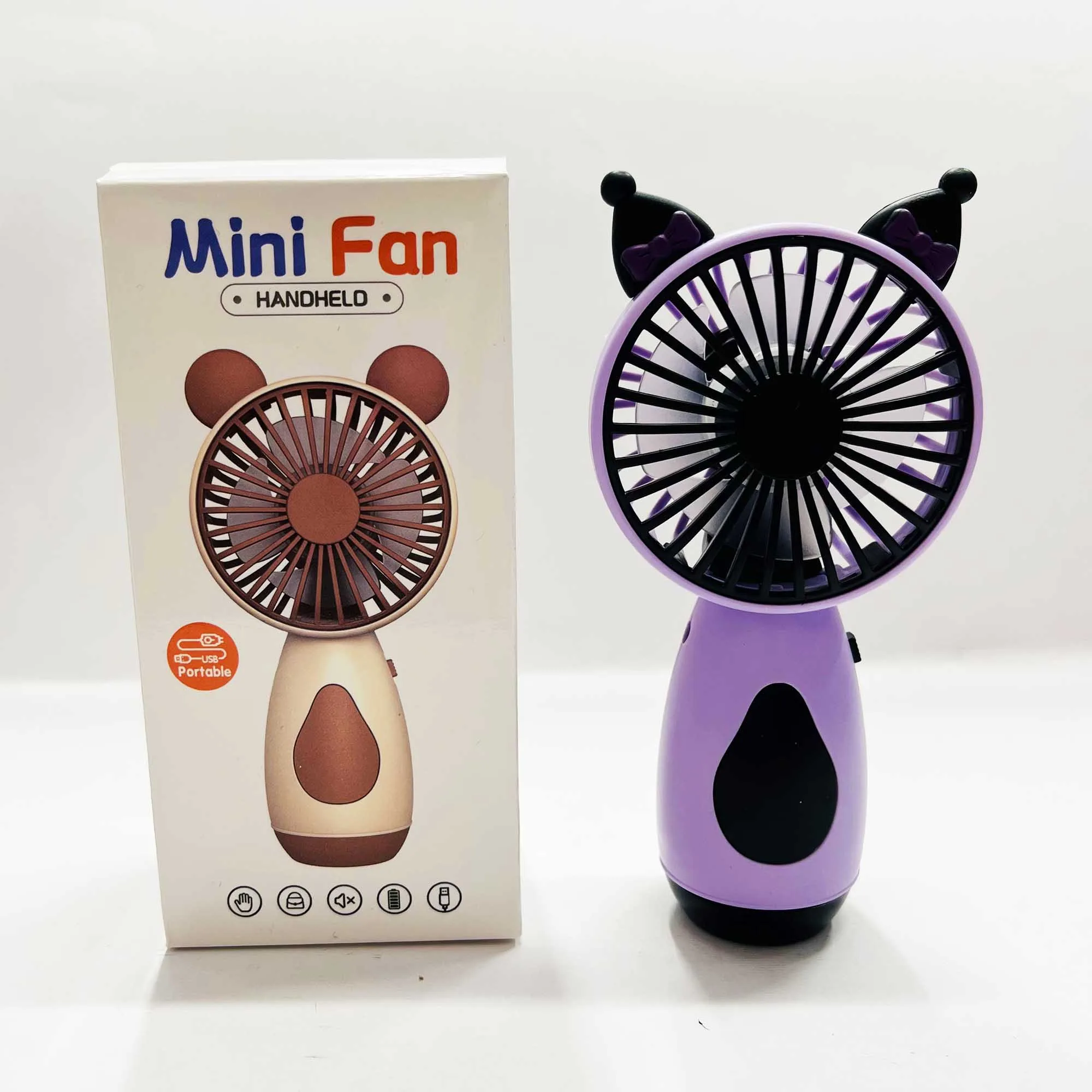 پنکه دستی مدل کرومی ظرفیت 800 میلی آمپر ساعت