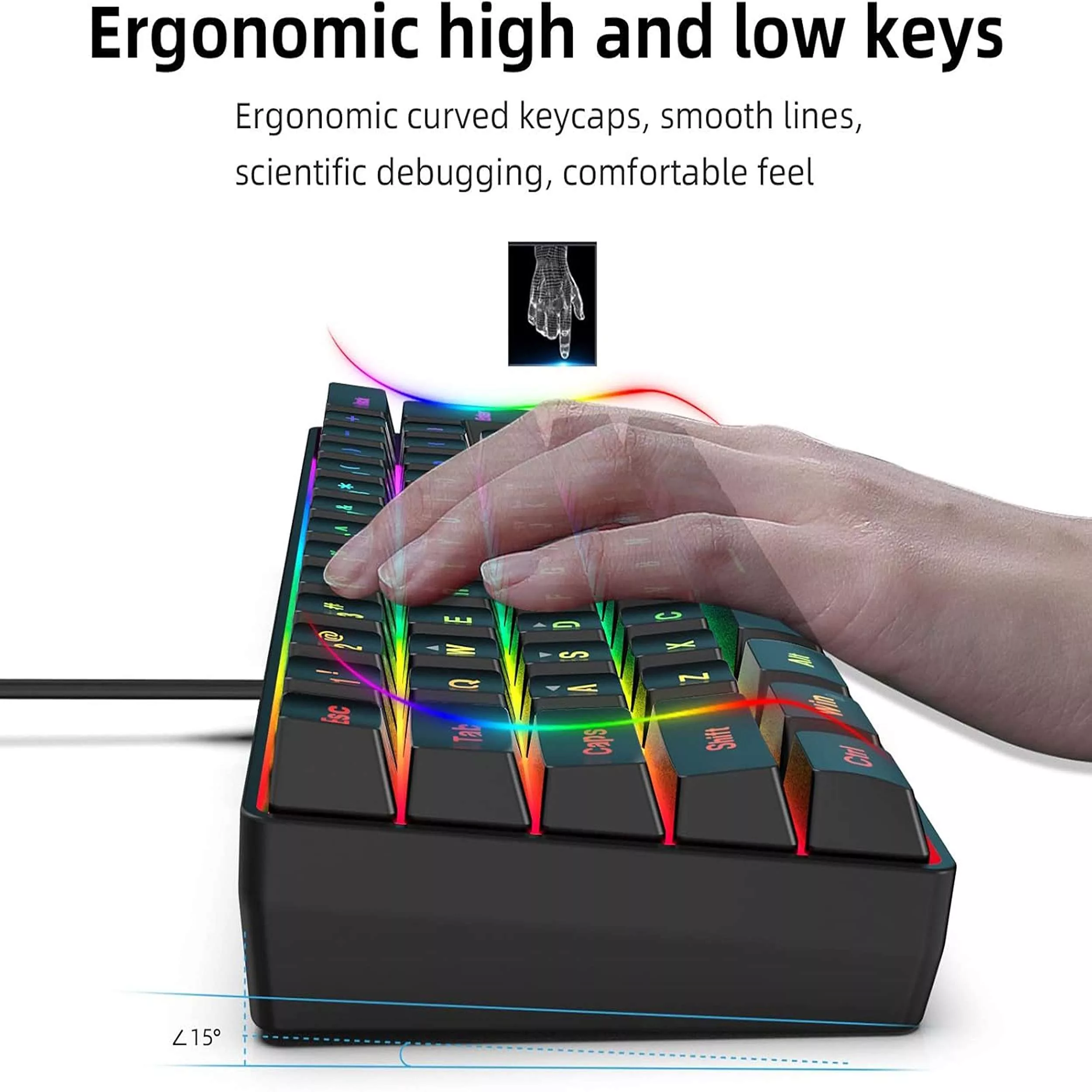 کیبورد اچ اکس اس جی مدل V700
