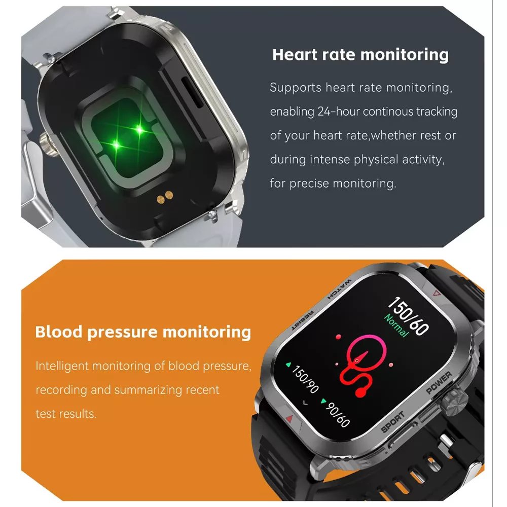 ساعت هوشمند 42 میلی متری توزو مدل CR017 با بند استیل به همراه 2 بند سیلیکون و برزنتی