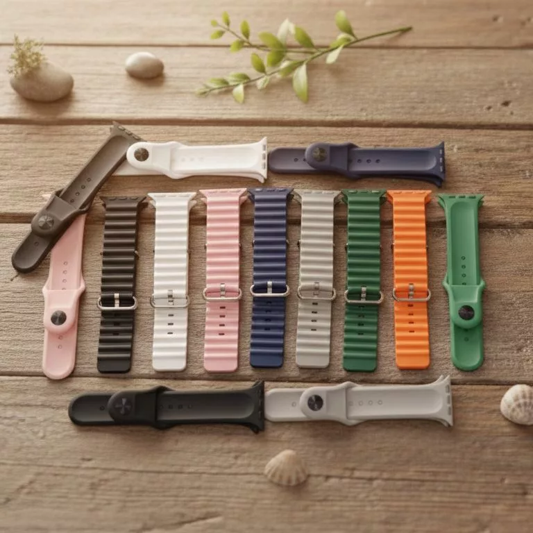 ساعت هوشمند ۴۶ میلی متری وی ۹۹ مکس مدل 1+14 با ۱۴ بند سیلیکونی