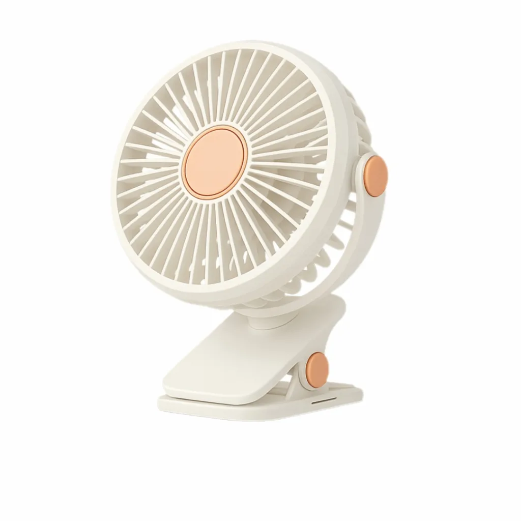 پنکه گیره‌ای مدل F4io چراغ دار ظرفیت 1200 میلی آمپر ساعت