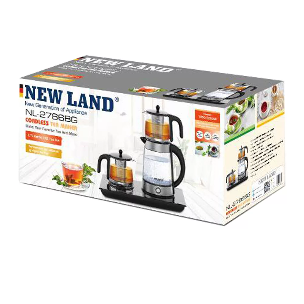 چای ساز کنار هم نیولند مدل NL-2786BG