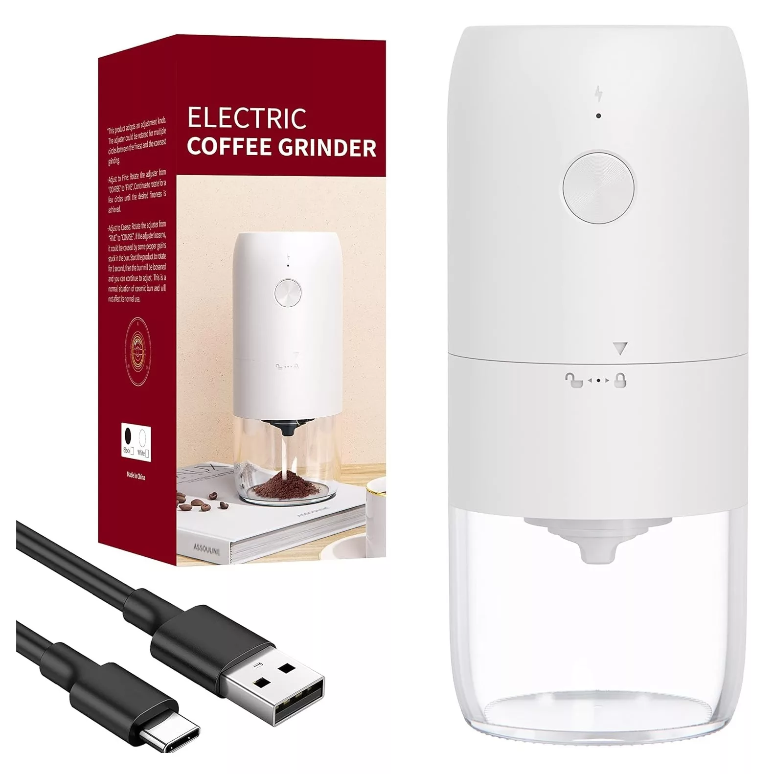آسیاب قهوه شارژی مدل Electronic Coffee Grinder