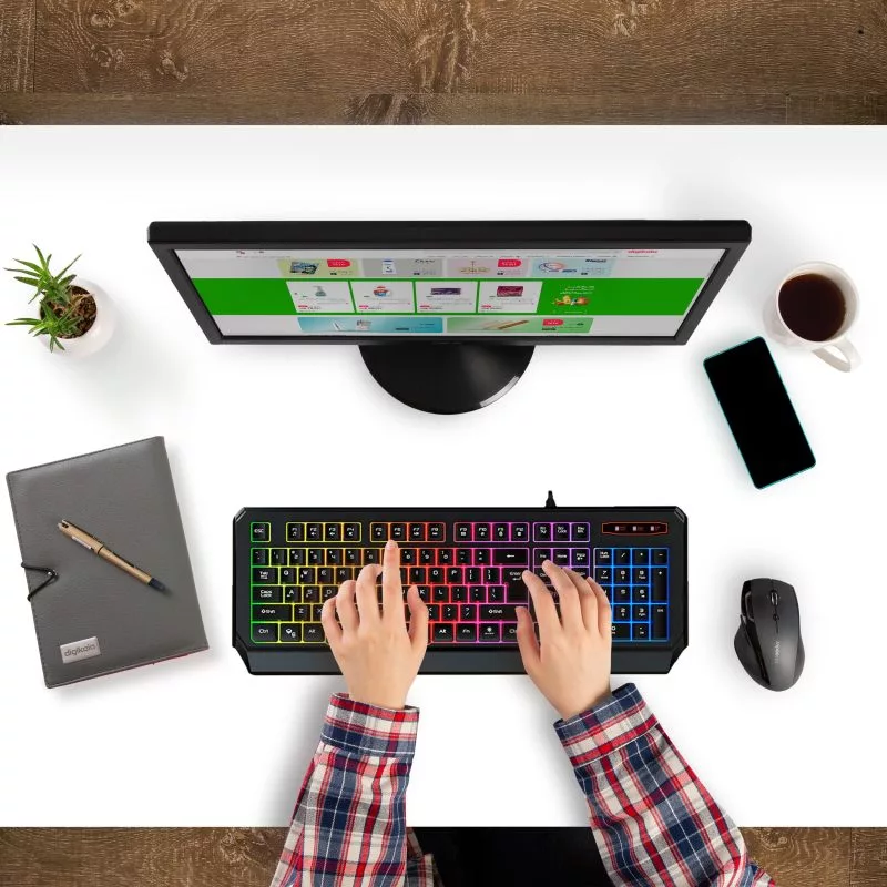 کیبورد مخصوص بازی میشن مدل MT-K9320-Farsi