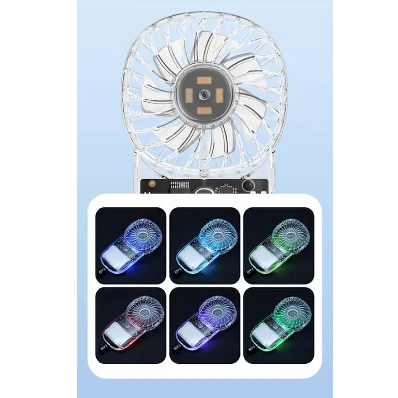 پنکه دستی مدل  TRASNPARENT CARD FAN