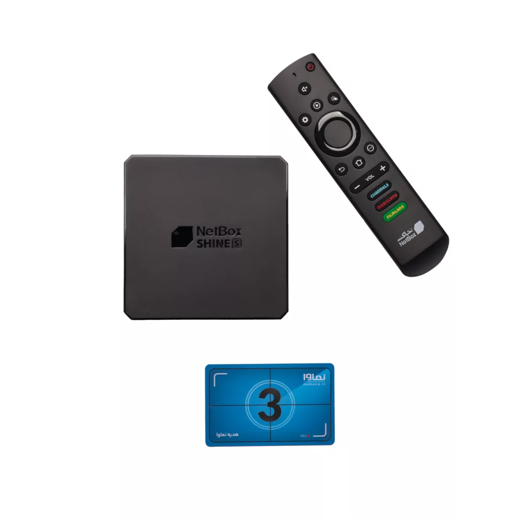 اندروید باکس نت باکس مدل شاین اس به همراه ۳ ماه اشتراک رایگان نماوا
