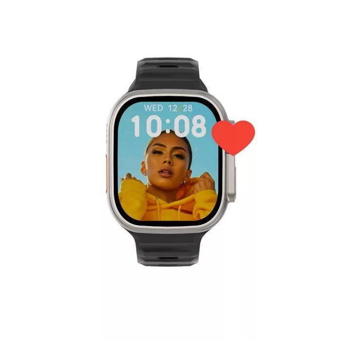 ساعت هوشمند دی تی نامبر وان مدل DT Ultra 2 با قابلیت مکالمه و سیستم عامل اندروید و بند سیلیکونی