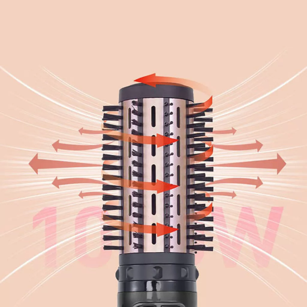 سشوار برس‌دار چرخشی 1000 وات وی جی ار مدل V-496