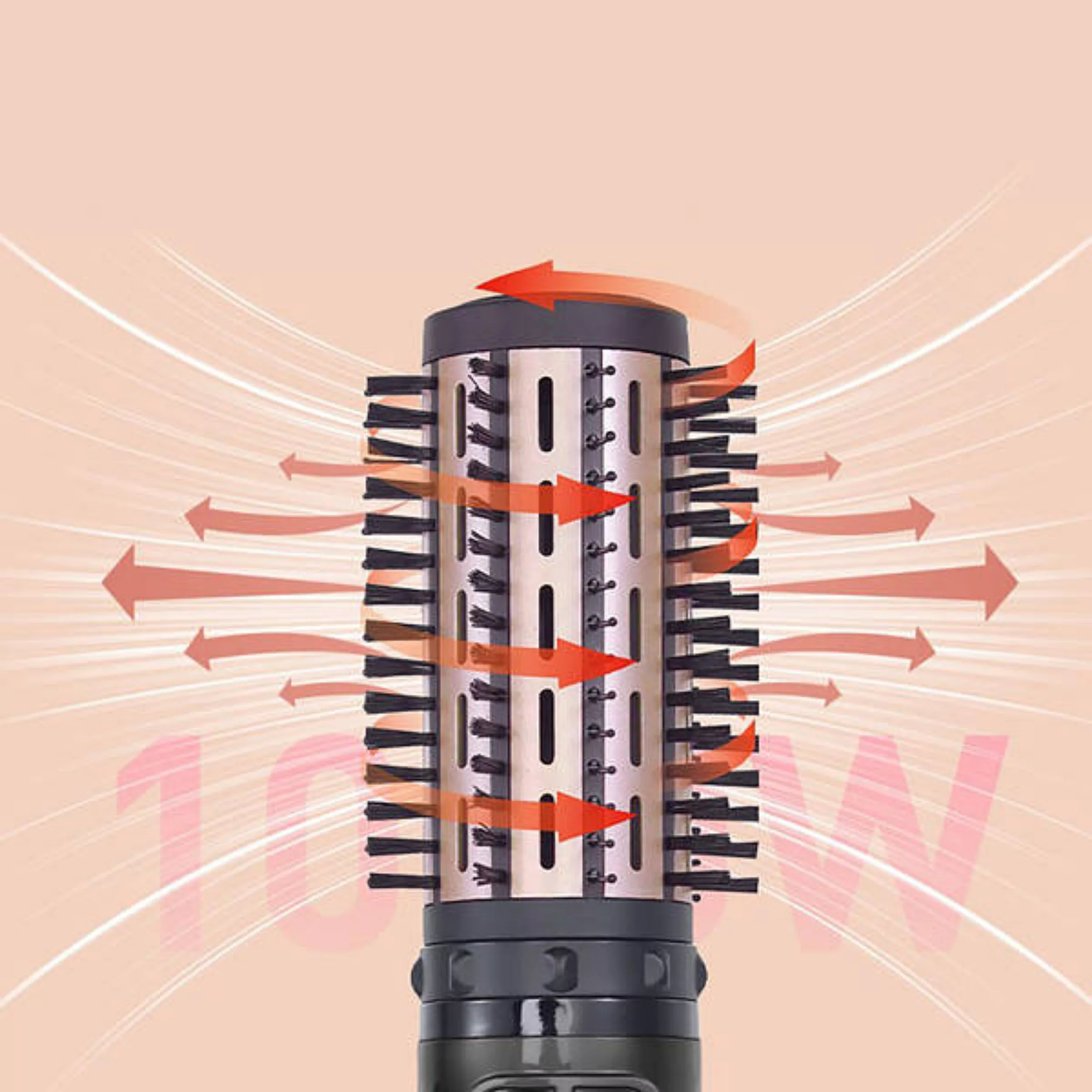 سشوار برس‌دار چرخشی 1000 وات وی جی ار مدل V-496