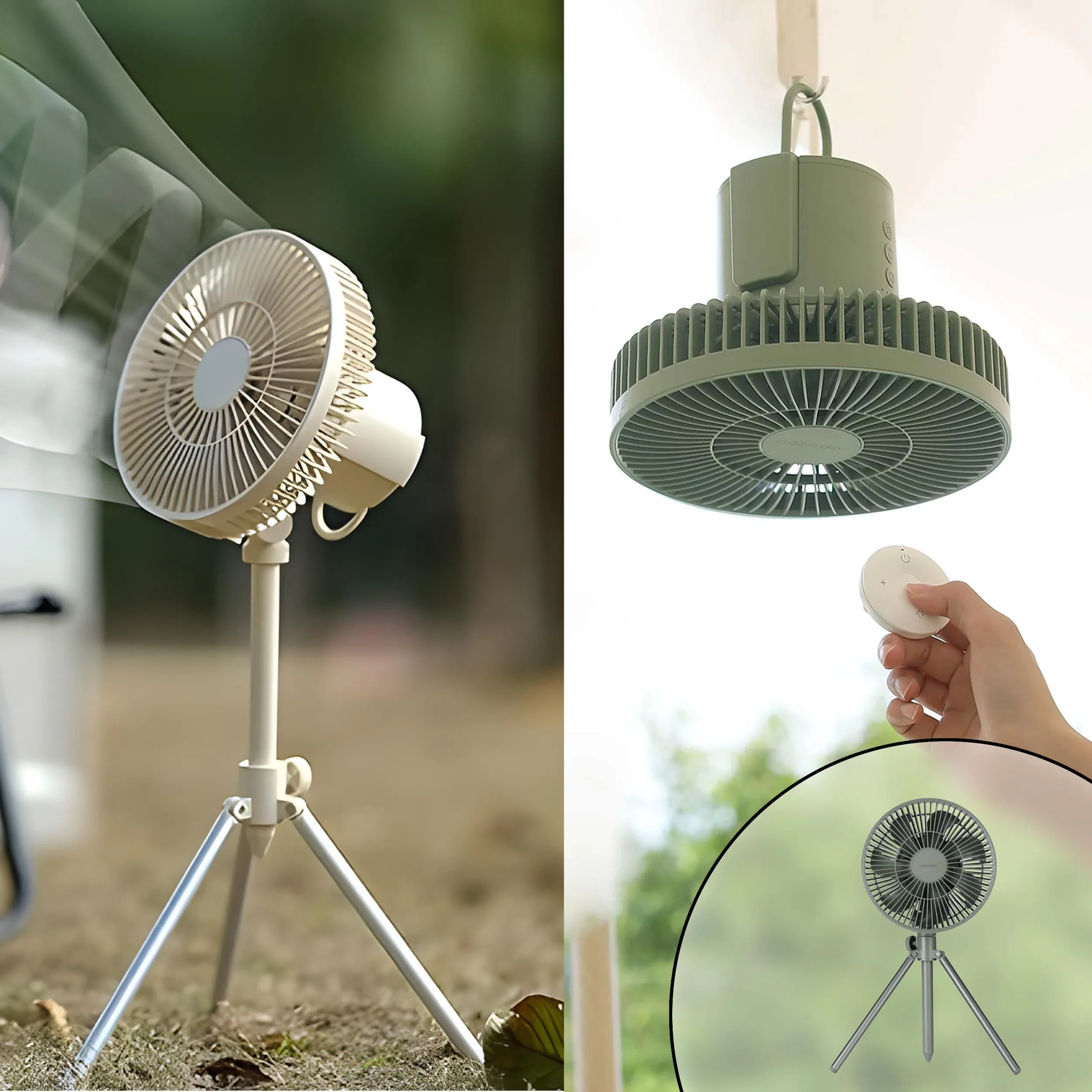 پنکه شارژی پرودو مدل PD-LSCMF