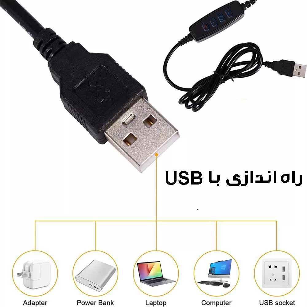 رینگ لایت مدل ذره بین کد 12W-360 ROTATABLE