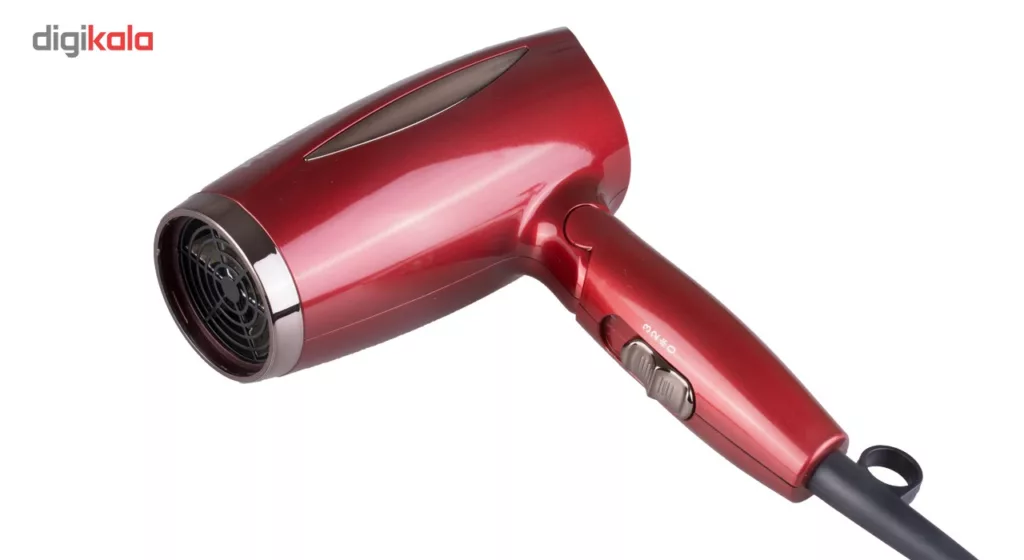 سشوار خانگی پرنسلی مدل 261، موتور DC با توان مصرفی 1800 وات، دارای قابلیت باد سرد و فناوری تولید یون، دارای حلقه آویختن، با حالت صاف‌کننده و حجم‌دهنده، وزن 200 گرم، تنظیم حرارت 3 حالته و کنترل سرعت 2 حالته، به همراه 1 عدد سری متمرکزکننده پهن