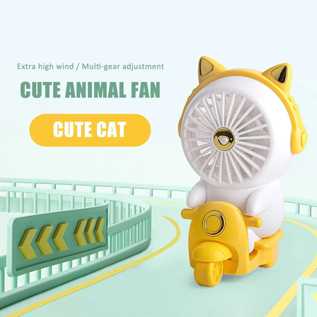 پنکه شارژی مدل اسکوتر ظرفیت ۳۸۰ میلی آمپر ساعت