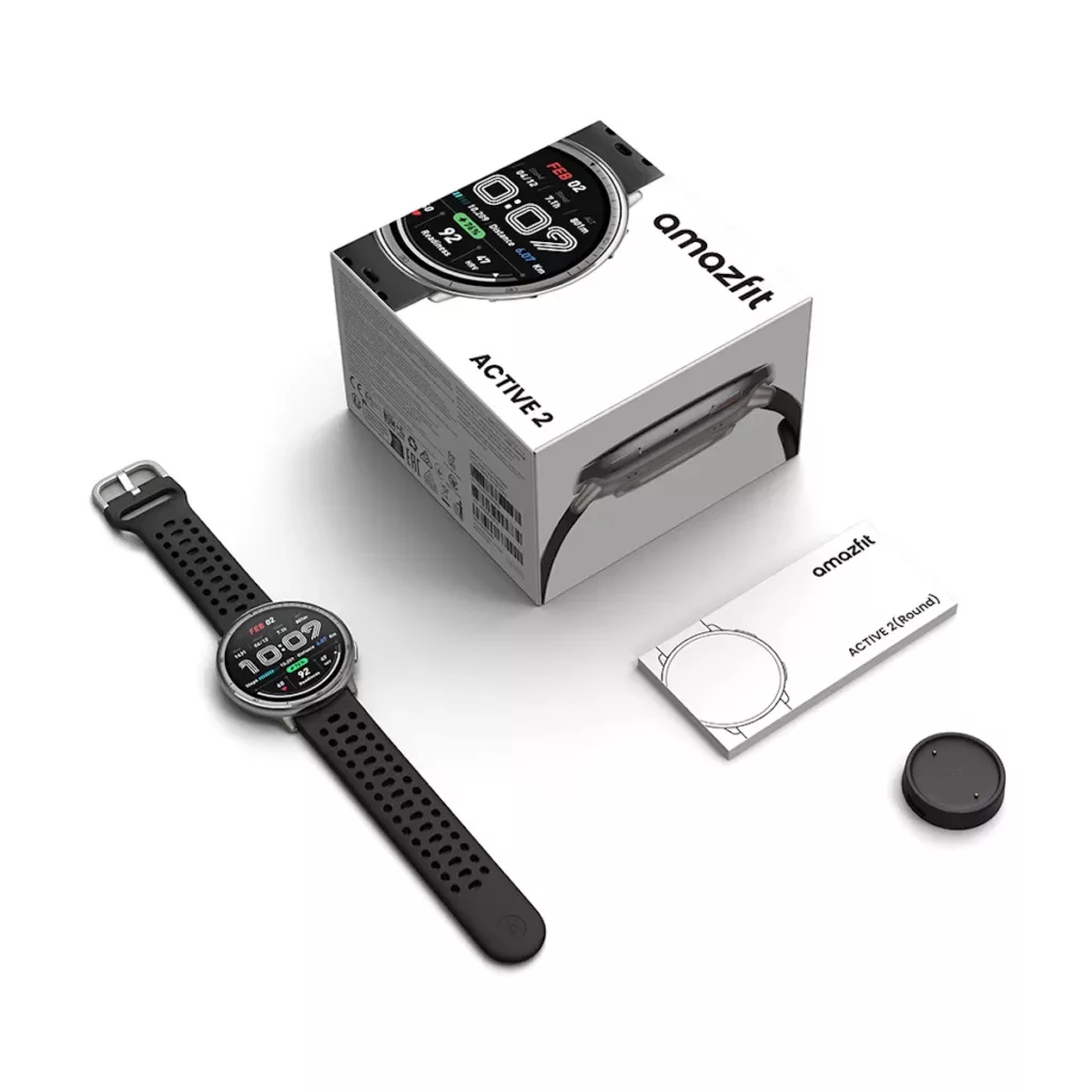 ساعت هوشمند 44 میلی متری آمازفیت مدل BS ACTIVE 2 SMART WATCH بند سیلیکونی