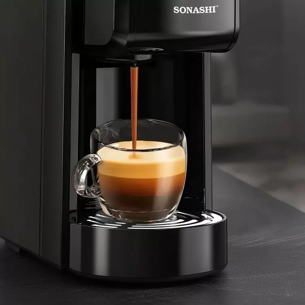 اسپرسو ساز 600 میلی‌لیتر سوناشی مدل SCM-4985