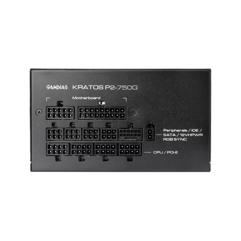 منبع تغذیه کامپیوتر 750 وات گیم دیاس مدل KRATOS P2-750G