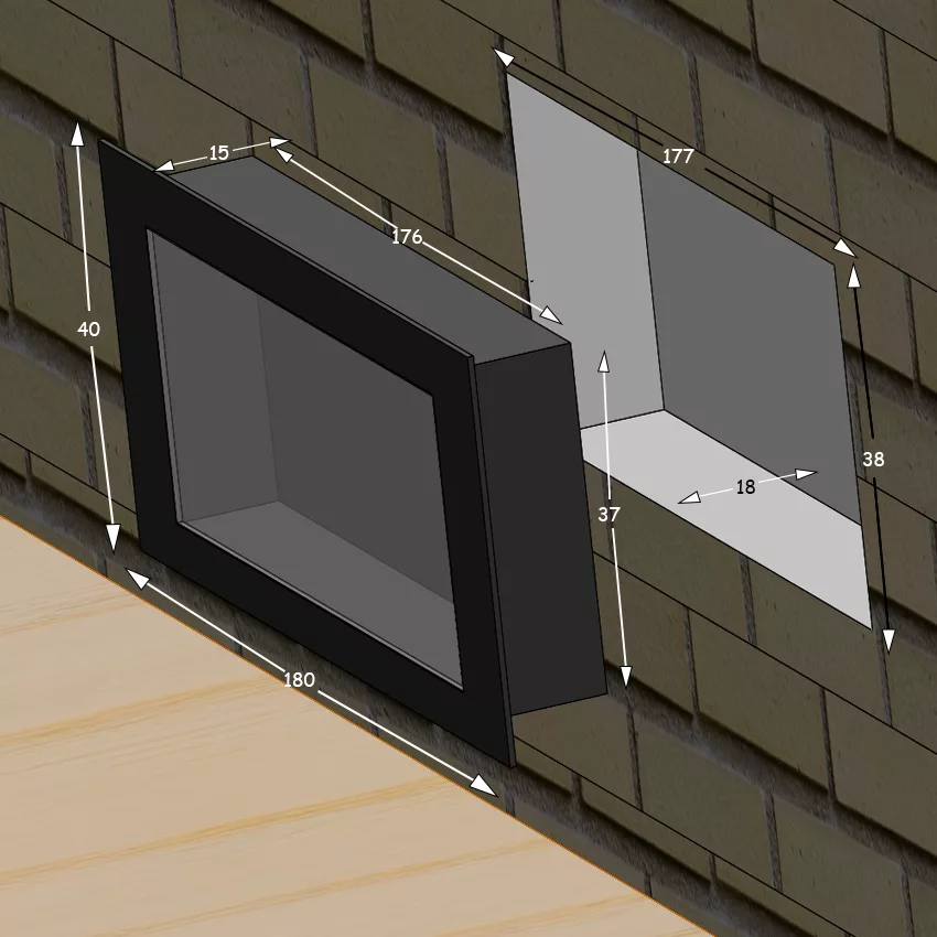 شومینه برقی شومینه تیموری اصل مدل E180-L2