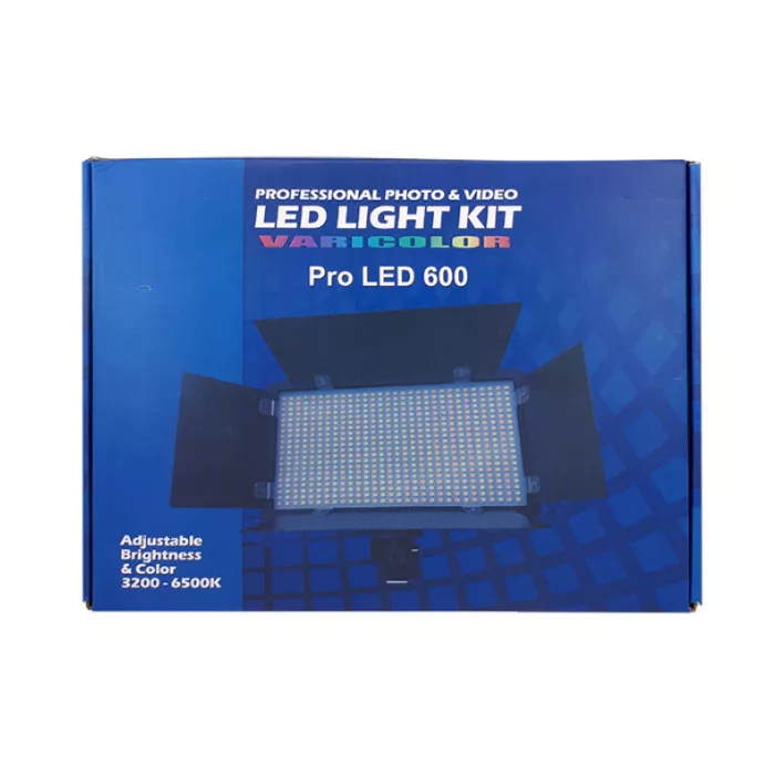 نور ثابت ال ای دی کینگ پاور مدل  U600 با آداپتور