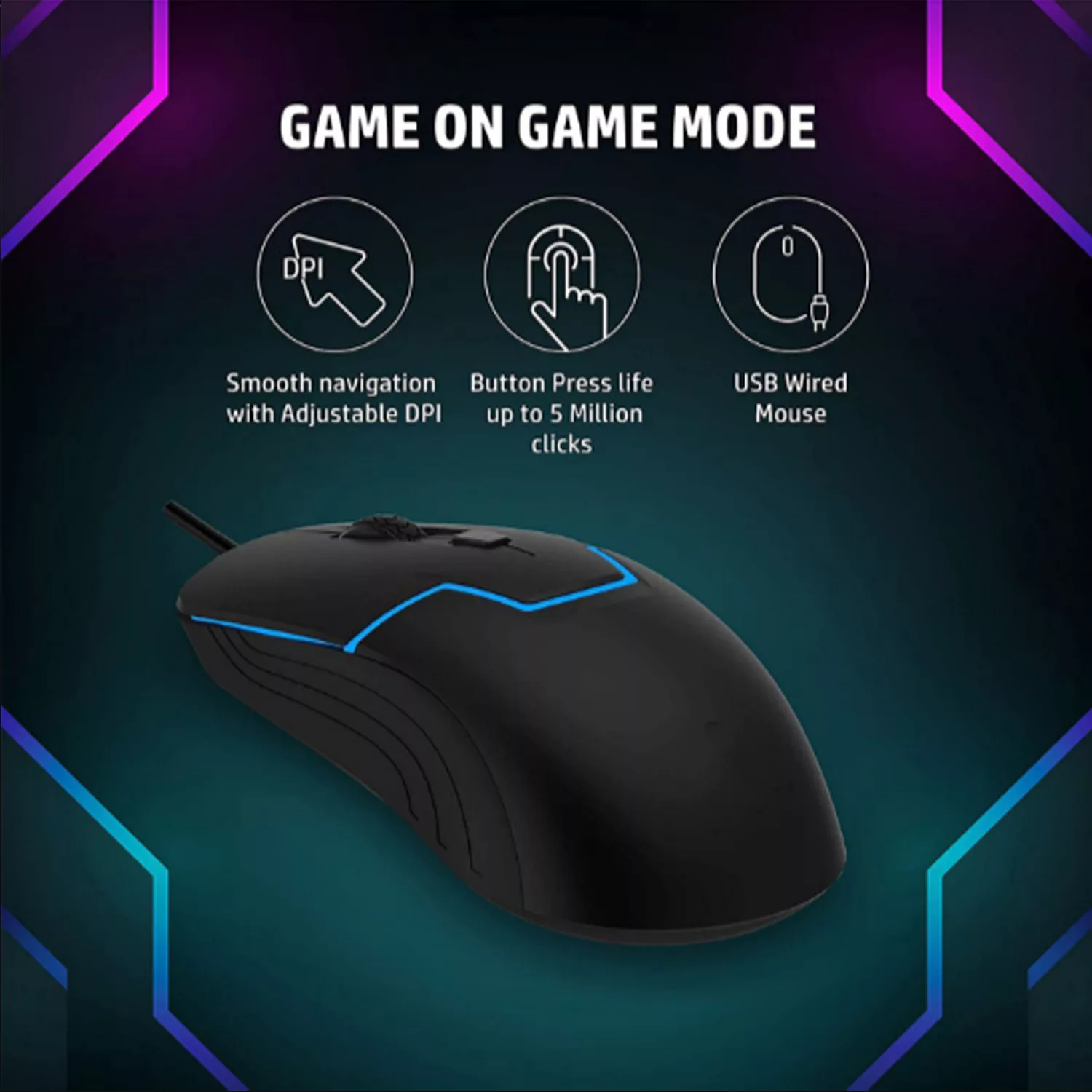 ماوس مدل HIGHSPEED-HP.M100