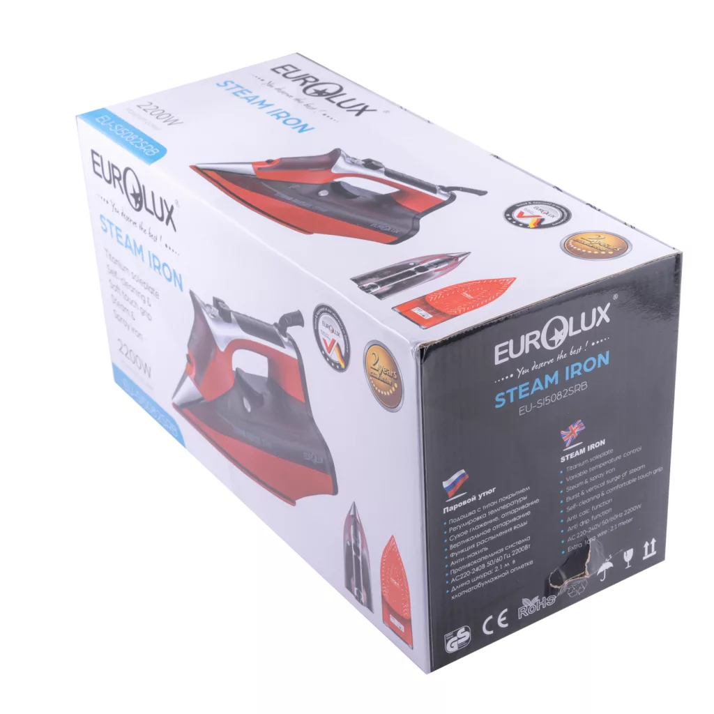 اتو بخار 2200 وات یورولوکس مدل SI5082SRB