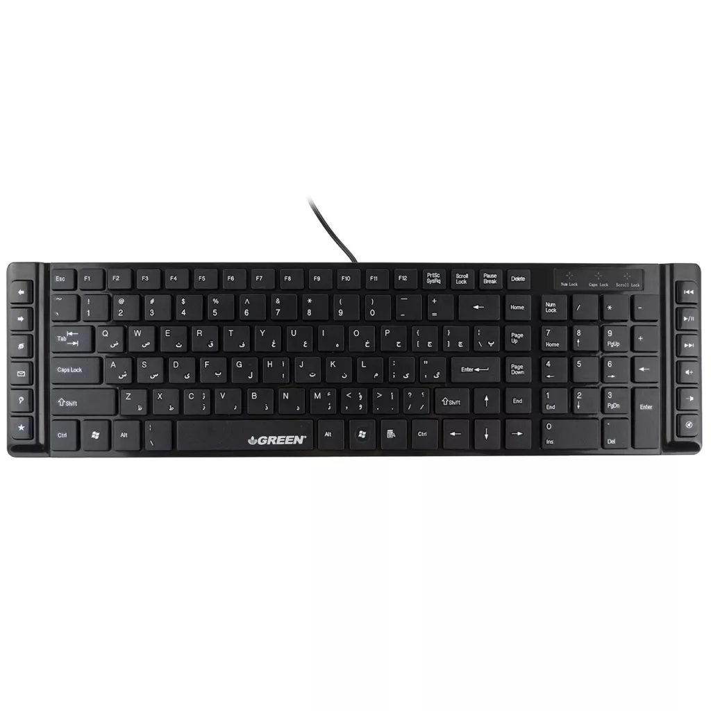 کیبورد گرین GK-301 باحروف فارسی