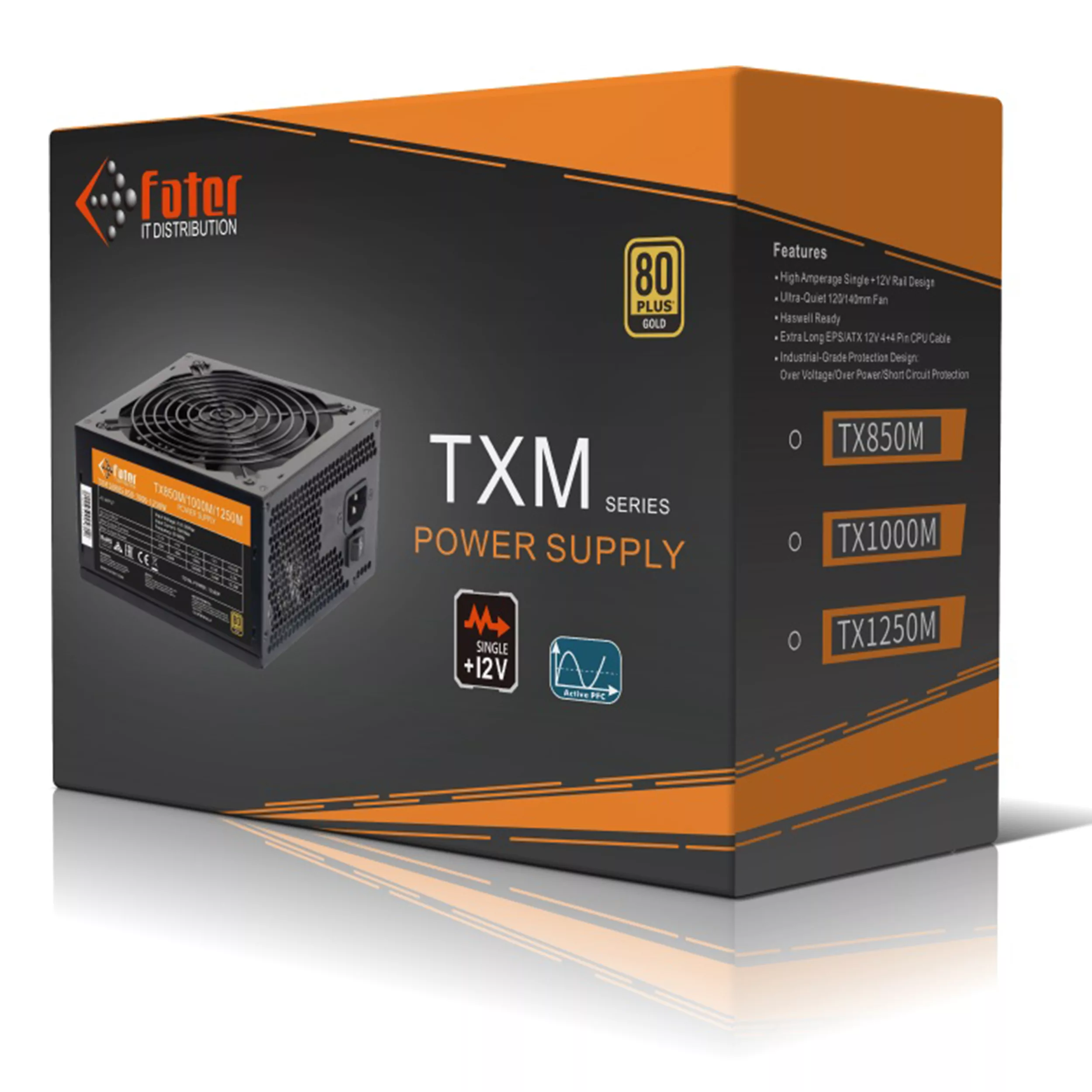 منبع تغذیه کامپیوتر فاطر مدل TX1250M