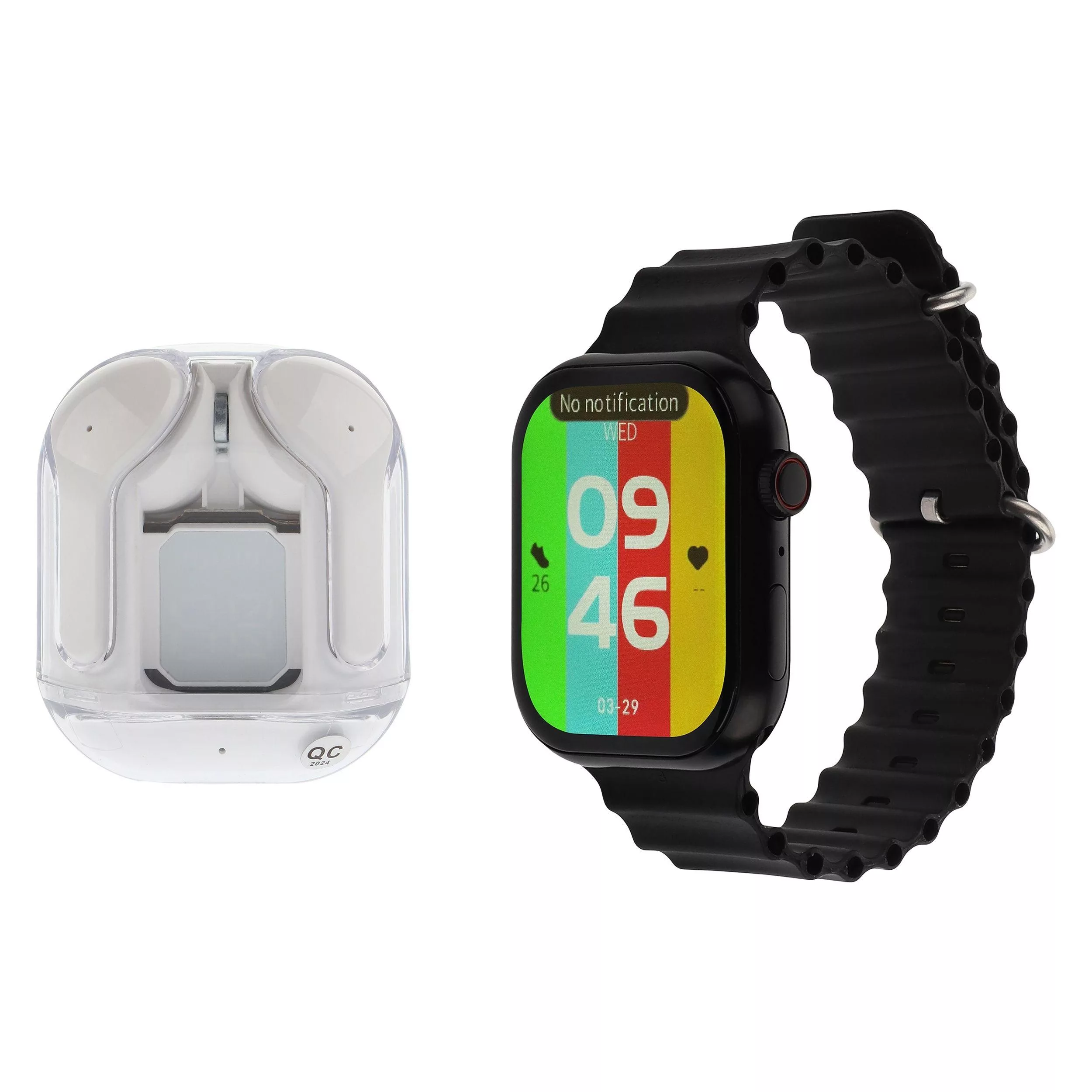 ساعت هوشمند ویسمی مدل WS-X17 به همراه هدفون بلوتوثی