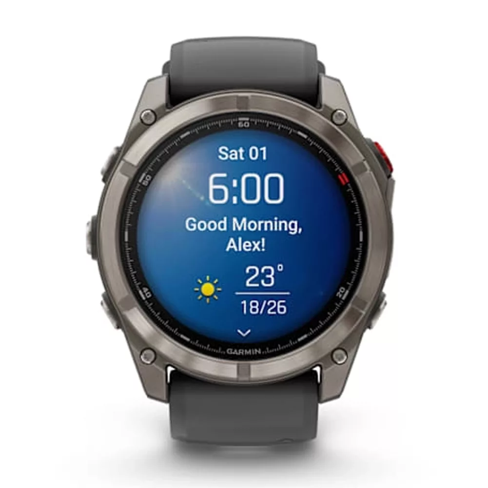 ساعت هوشمند 47 میلی‌متری گارمین مدل Fenix 8 Pro با بند سیلیکونی