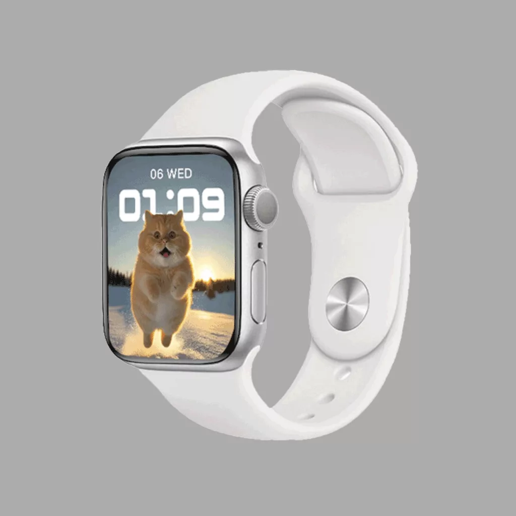 ساعت هوشمند 1.93 اینچی لومینکس مدل GW10 mini با دو بند سیلیکونی