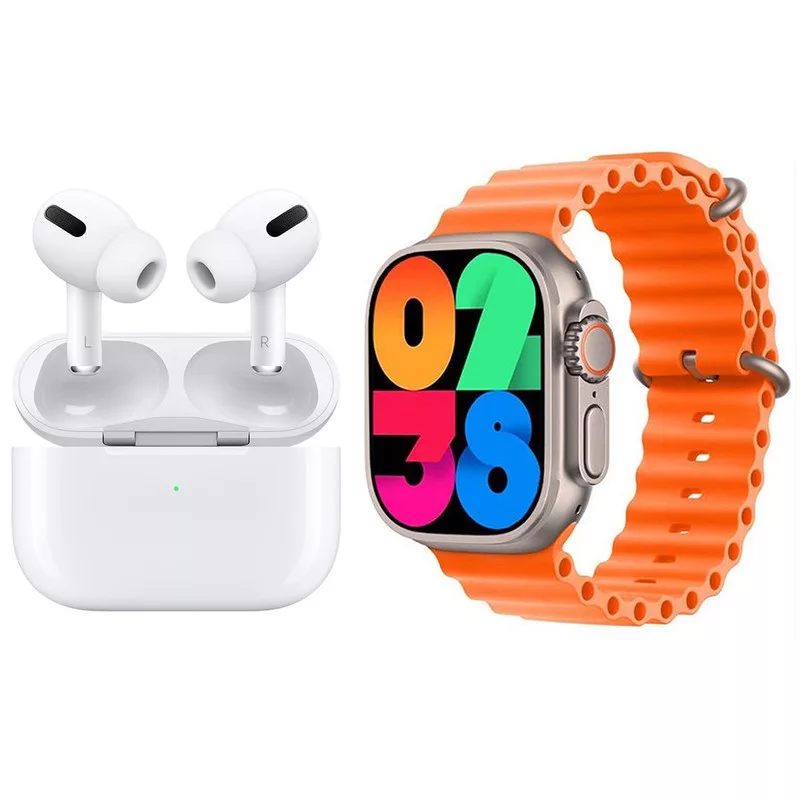 ساعت هوشمند ۴۹ میلیمتری کیکویر مدل KW56 ultra3 به همراه هدفون بلوتوثی