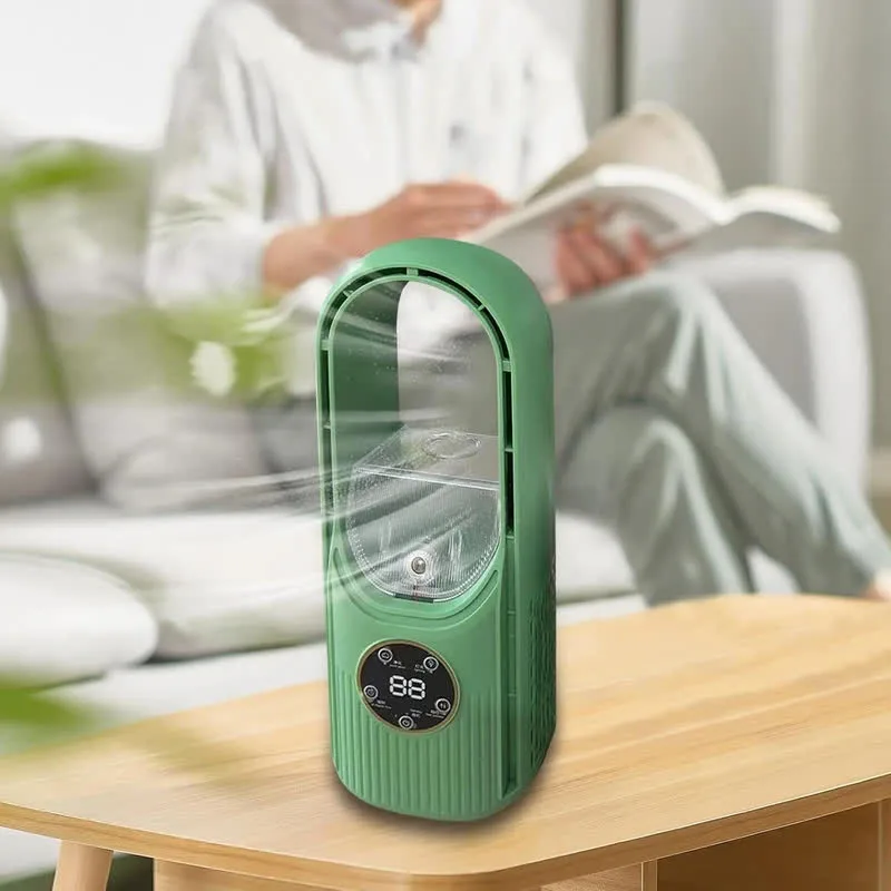 پنکه رومیزی مدل bladeless fan ظرفیت 3000 میلی آمپر ساعت