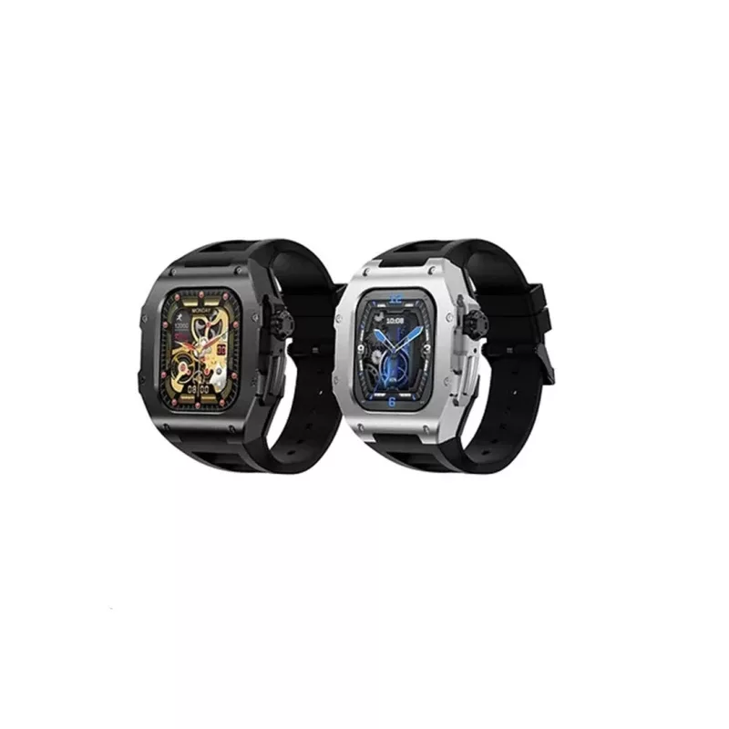 ساعت هوشمند هاینو تکو مدل SR OPTIMIZER M CLEAR 11 صفحه نمایش رنگی , صفحه نمایش لمسی , کنترل موسیقی (Music Player) , کنترل سطح اکسیژن خون ,قابلیت مکالمه از طریق بلوتوث با بند سیلیکونی