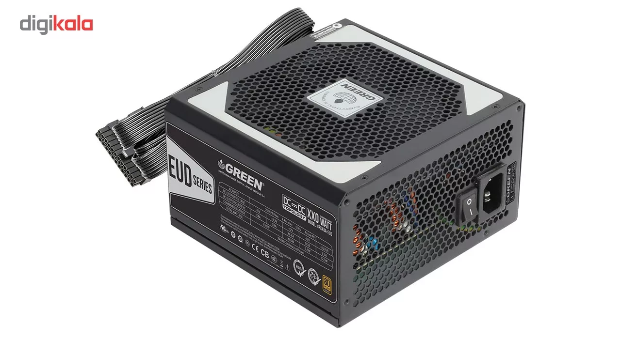 منبع تغذیه کامپیوتر گرین مدل GP580A-EUD