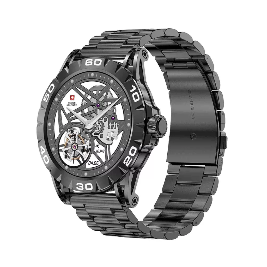 ساعت هوشمند سوییس میلیتری مدل DOM2 فلزی
