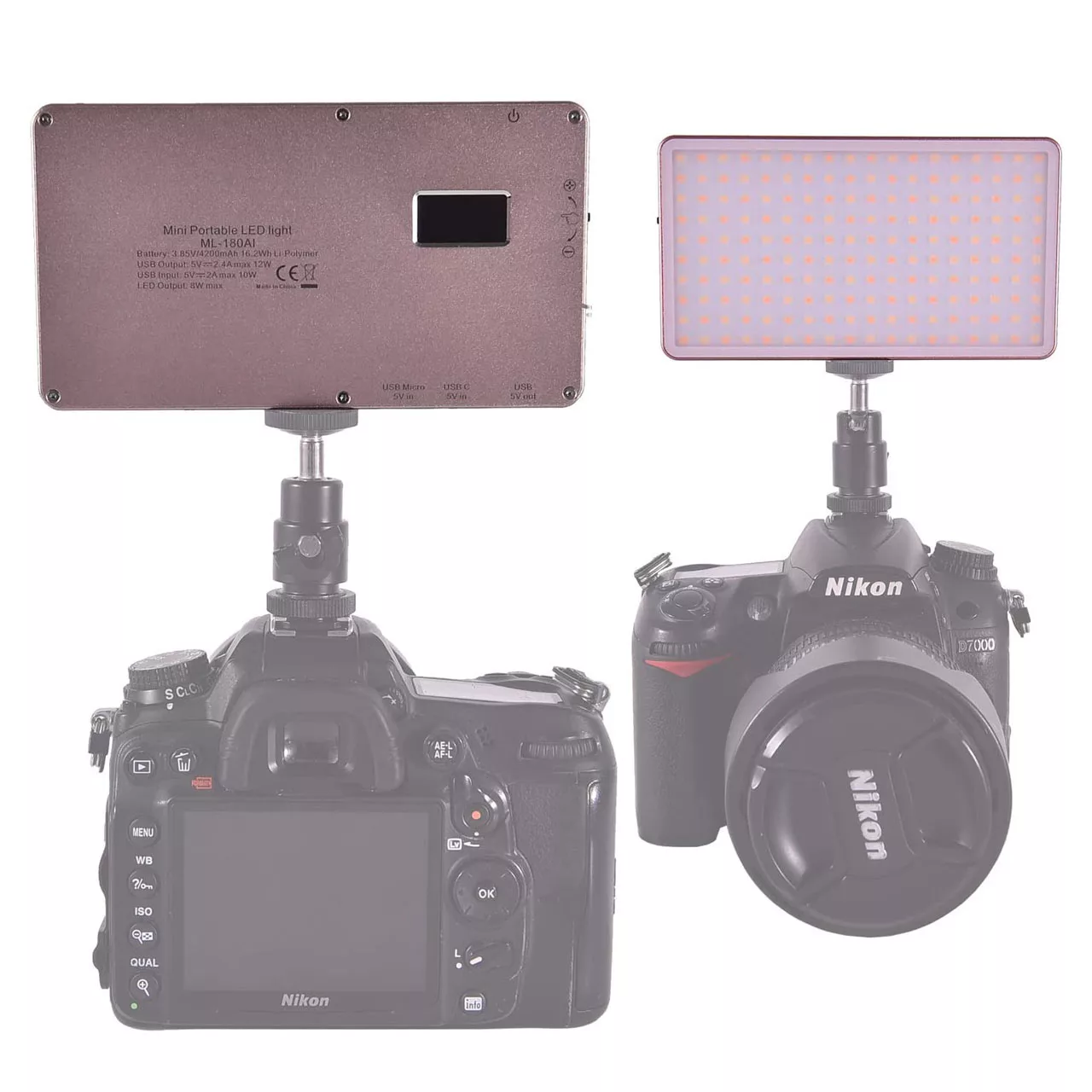 نور ثابت ال ای دی مکس لایت مدل ML-200AI کد 196