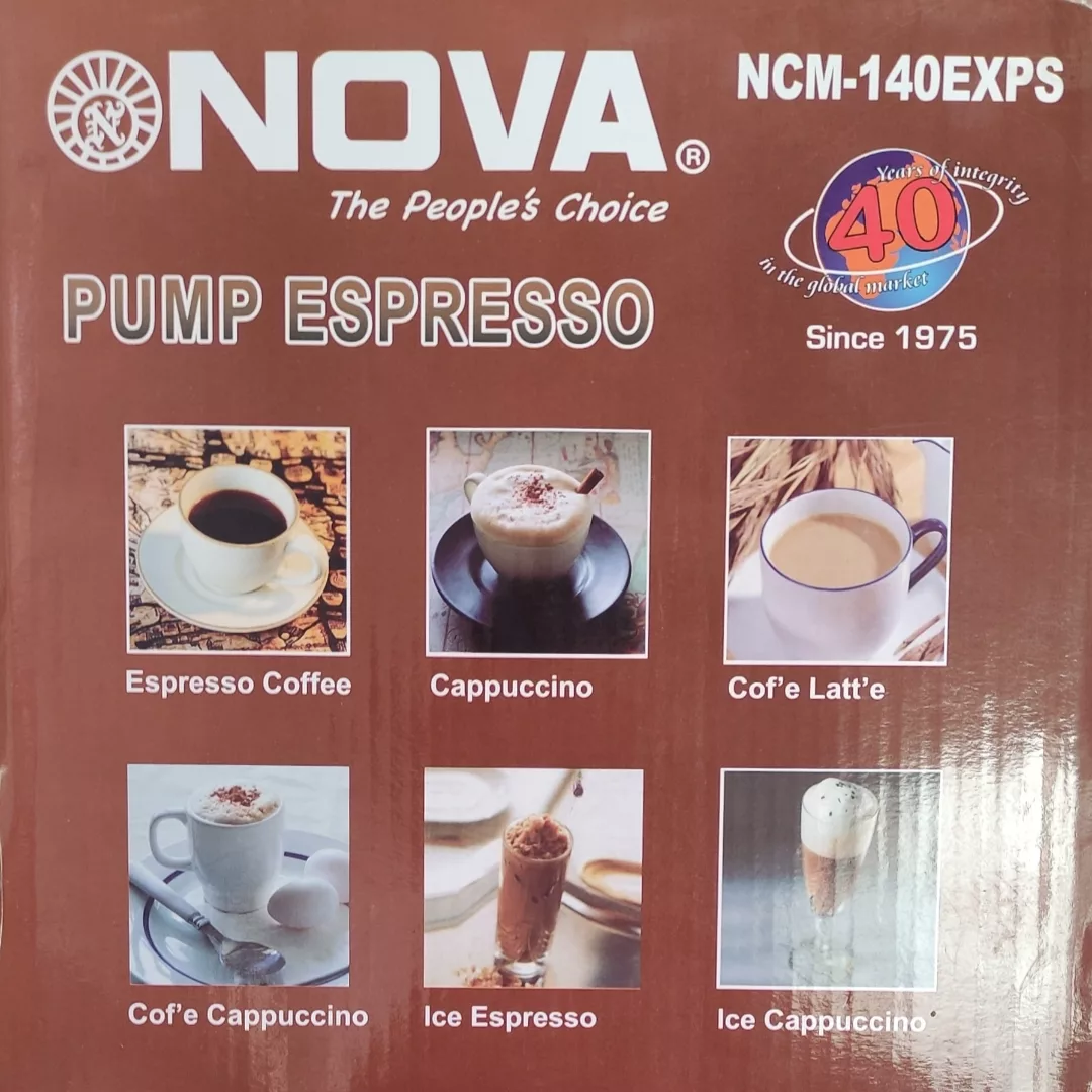 اسپرسو ساز ۱۲۰۰ میلی‌لیتر نوا مدل 140