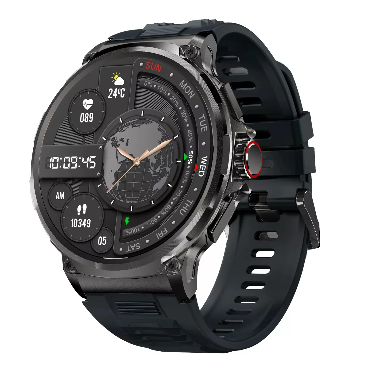 ساعت هوشمند هپی تاچ مدل V69 Big Screen