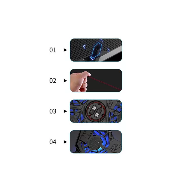 پایه خنک کننده  لپ تاپ کول کلد مدل K25-1