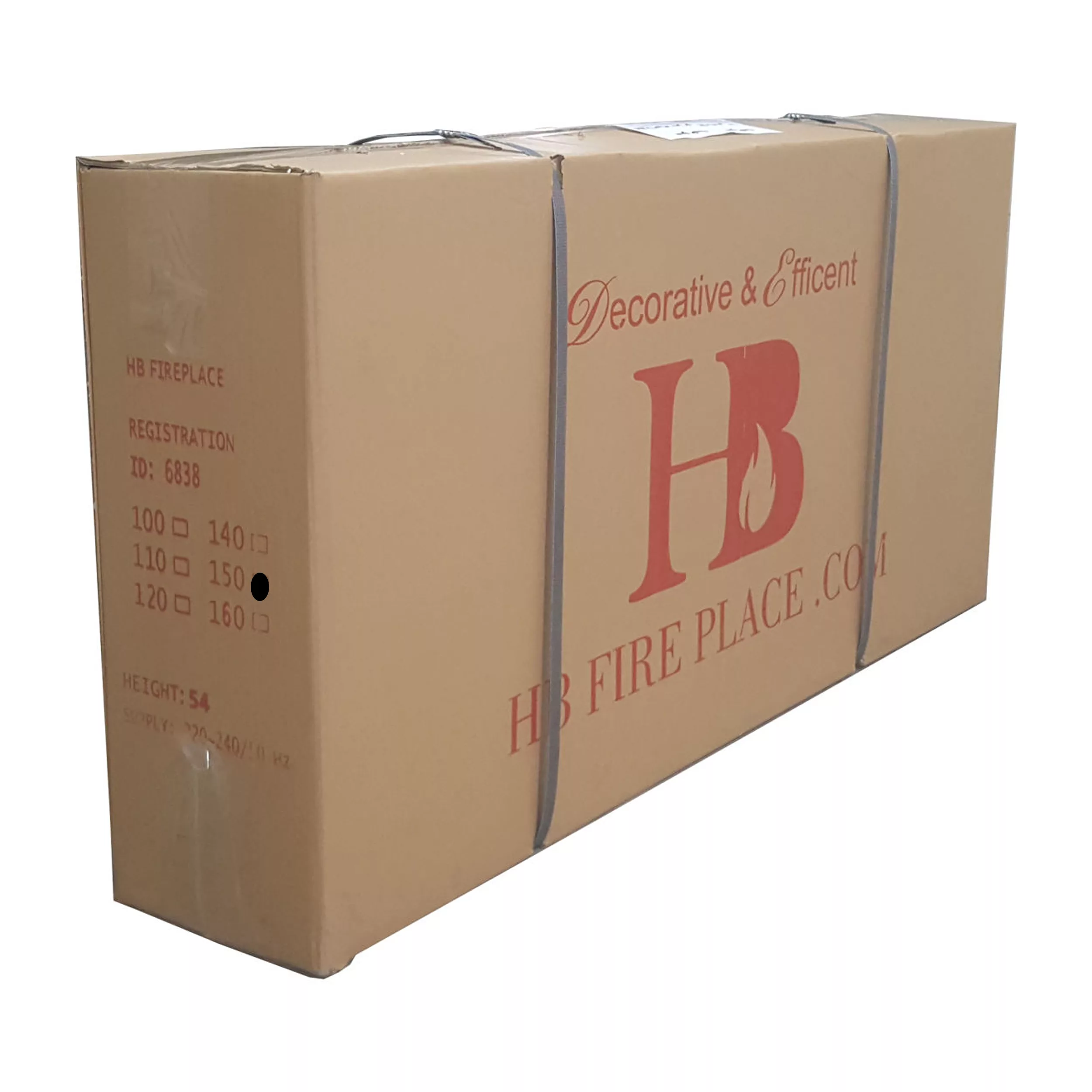 شومینه برقی شومینه اچ بی مدل سه بعدی 120