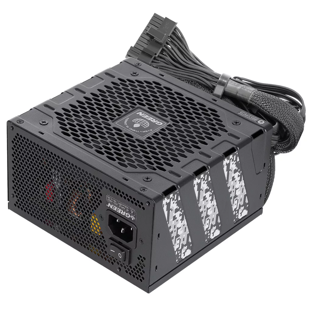 منبع تغذیه کامپیوتر 800W وات گرین مدل GP800A-GED V3.1 (ATX 3.1)