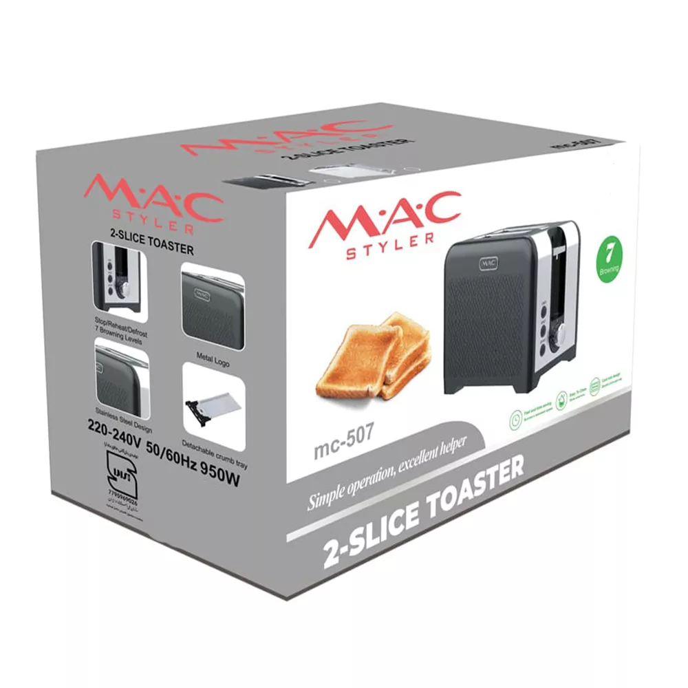 توستر 2 اسلایس مک استایلر مدل mc-507